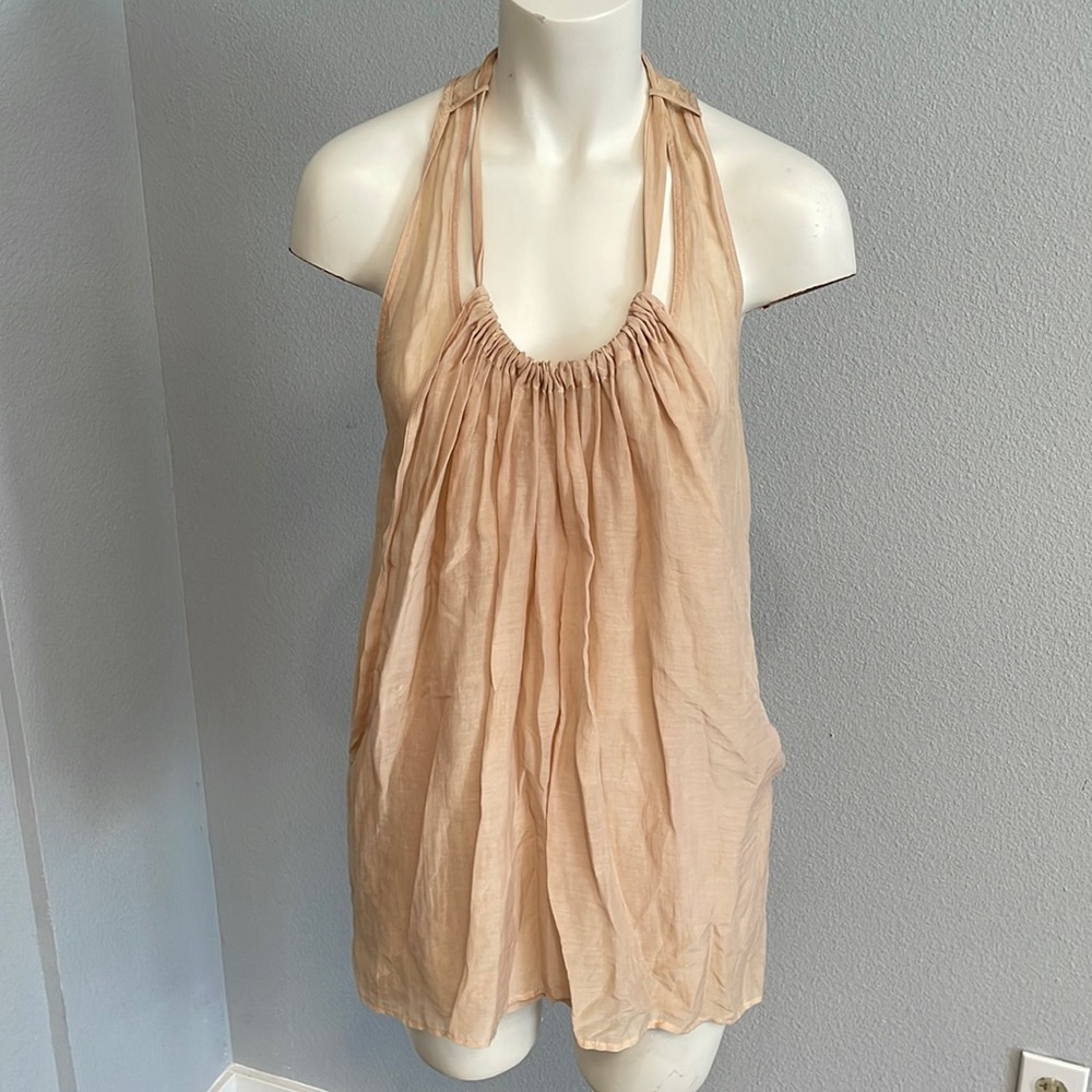 Stella McCartney Cotton Gauze Racerback Top